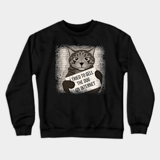 Kitty Mugshot Crewneck Sweatshirt